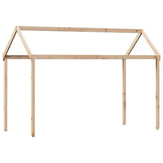 Techo De Cama Infantil Madera Maciza Pino 207x80,5x151,5 Cm_0