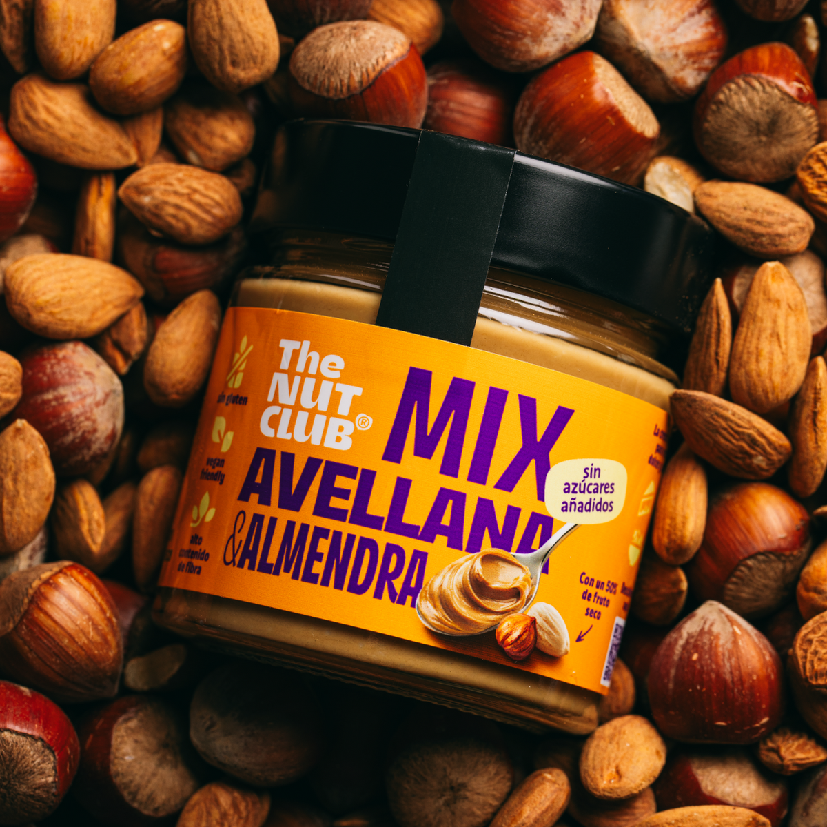Crema de avellana y almendra nacional The Nut Club 200g_2