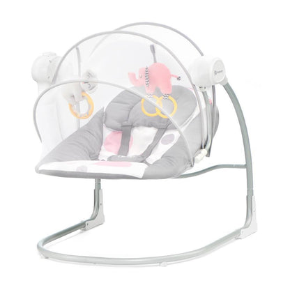 Hamaca de bebé Minky rosa Kinderkraft