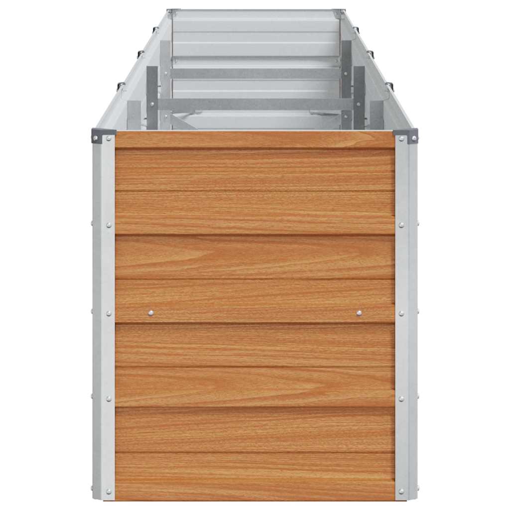 Arriate Elevado Marrón Claro 320 X 40 X 45 Cm Acero Galvanizado_5