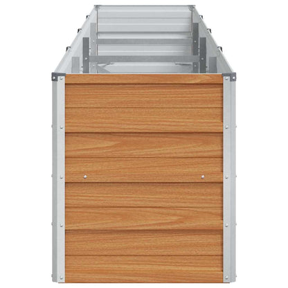 Arriate Elevado Marrón Claro 320 X 40 X 45 Cm Acero Galvanizado_5