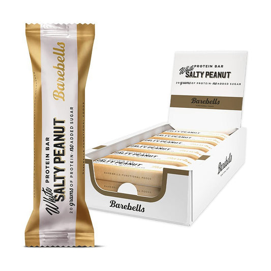 Barrita Proteica Blanca Cacahuetes Salados-white Salty Peanut 12x55g Barebells_0