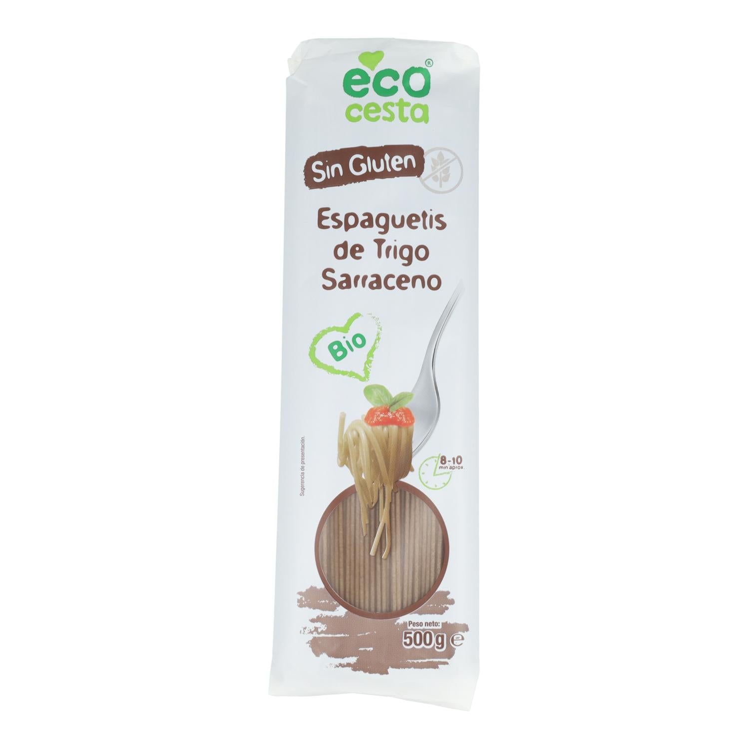 Pack 12x Espaguetis de Trigo Sarraceno sin gluten BIO 500 gr