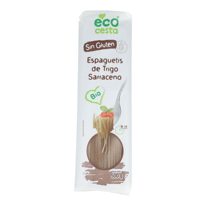 Pack 12x Espaguetis de Trigo Sarraceno sin gluten BIO 500 gr