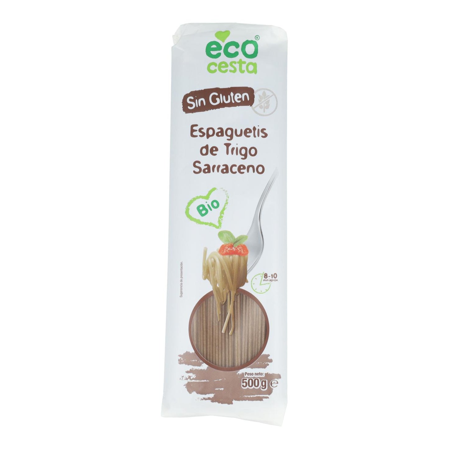Espaguetis de Trigo Sarraceno sin gluten BIO 500 gr
