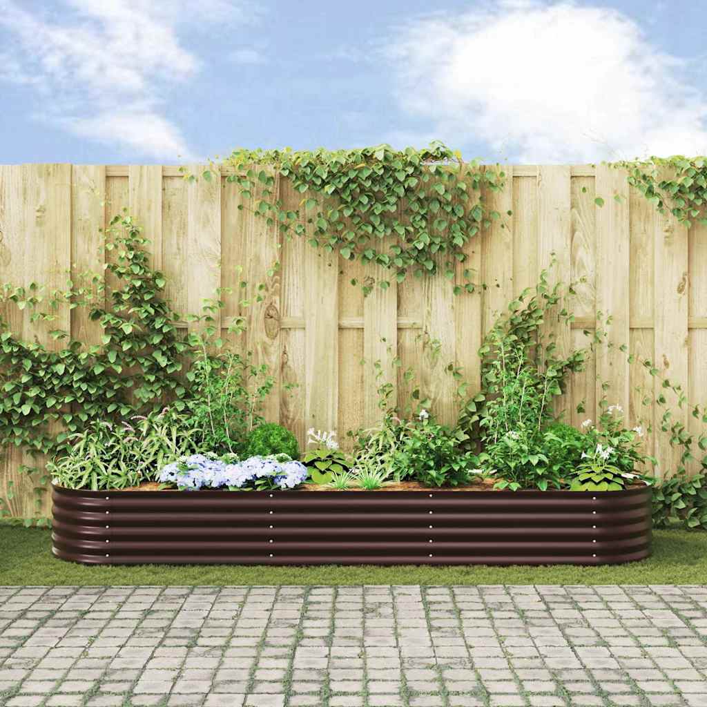 Cama Elevada Marrón 320 X 80 X 44 Cm Acero_3