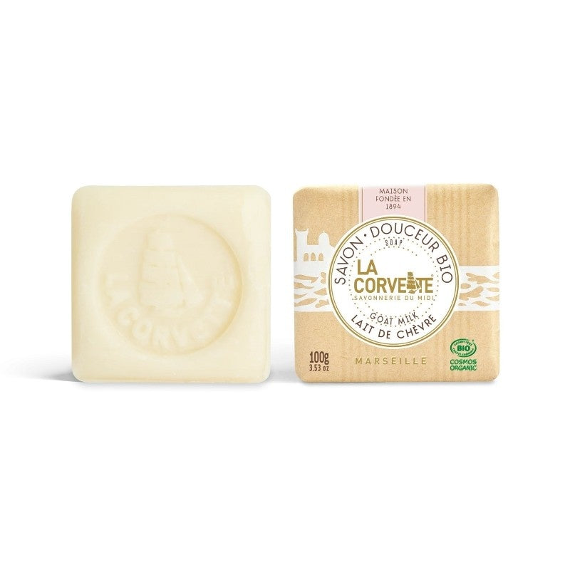 Jabón pastilla leche de cabra La Corvette 250 ml