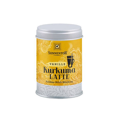Cúrcuma Latte vainilla Sonnentor lata 60 g
