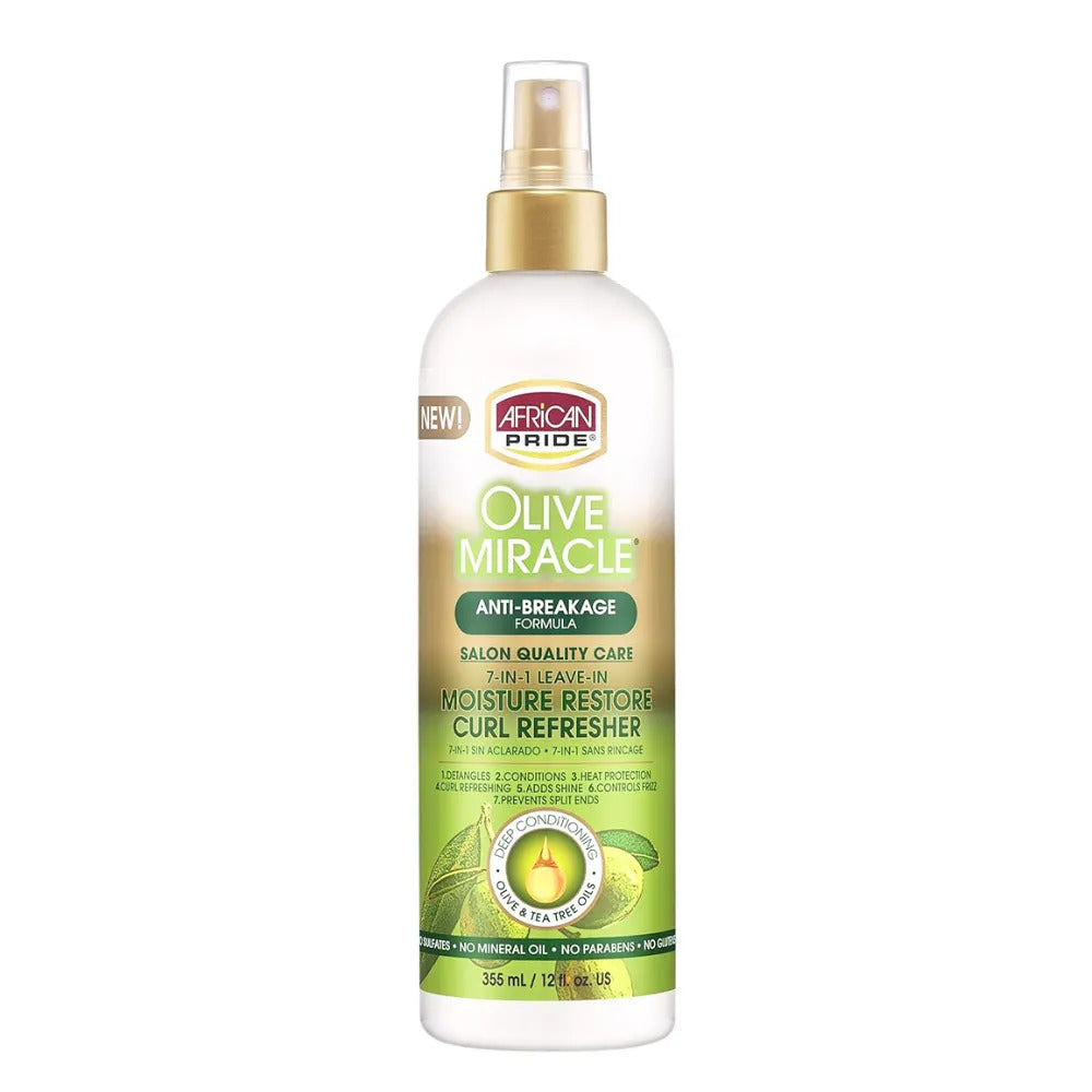 African Pride Olive Miracle 7-in-1 Leave-in Curl Refresher 354ml_0