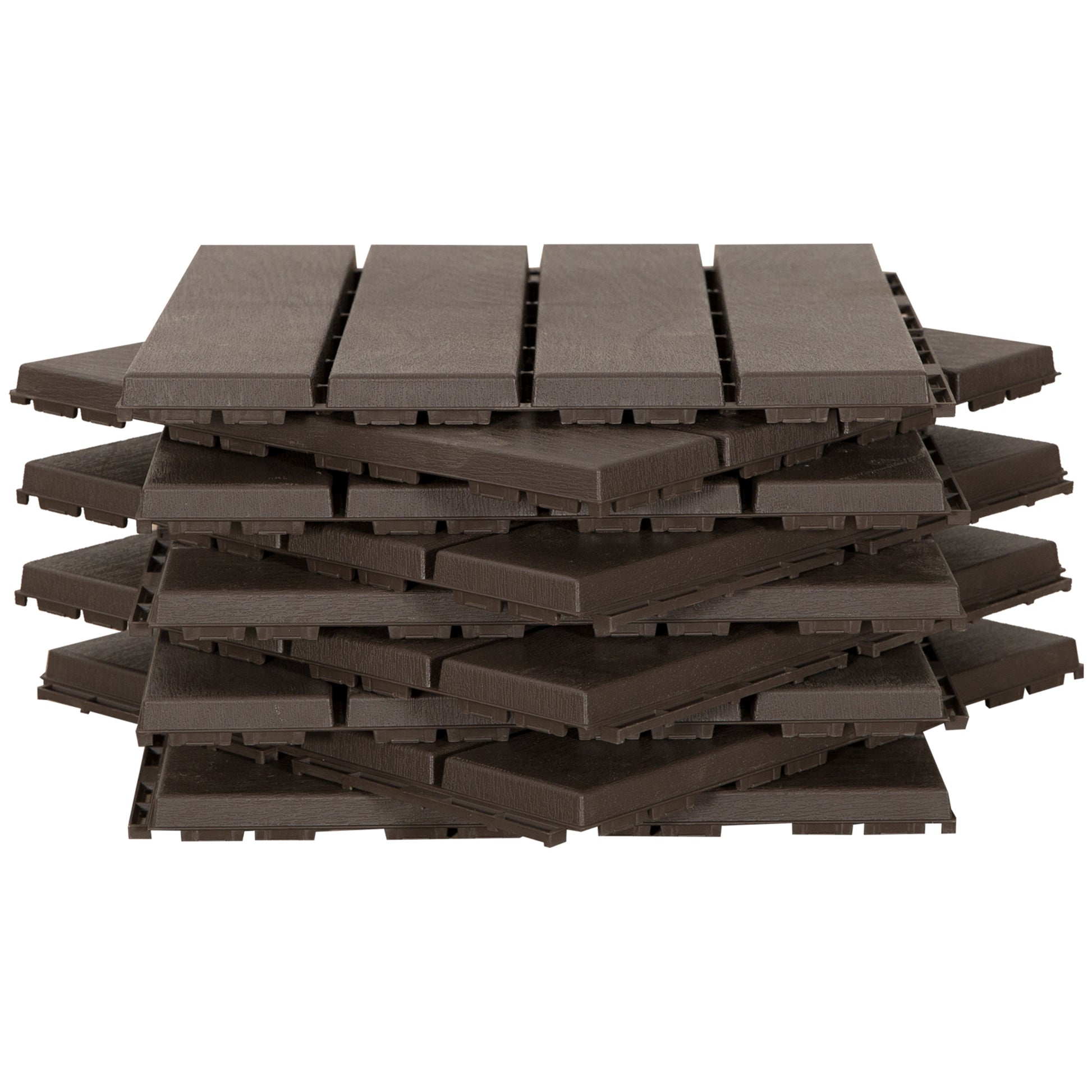Outsunny Baldosas Cuadradas Para Suelos 30x30 Paquete De 9 Piezas Cubre 0.81 M²_4