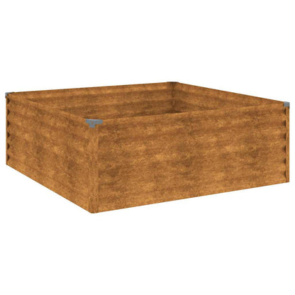 Jardinera Acero Corten 100x100x36 Cm_0