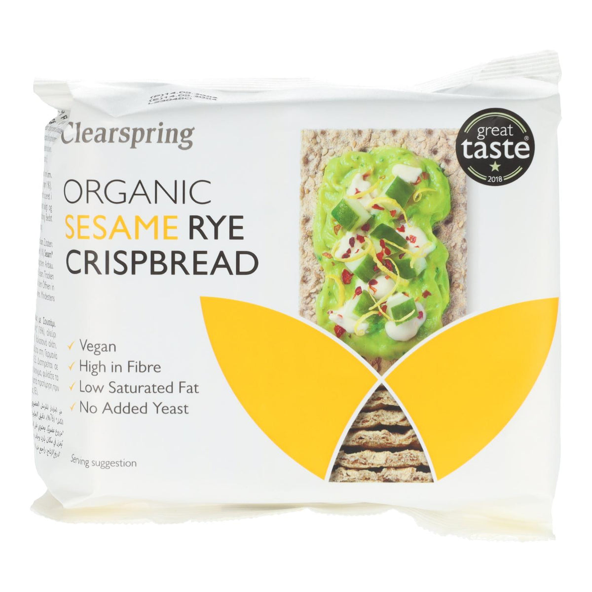 Tostadas Crujientes con Sésamo Clearspring 200 g
