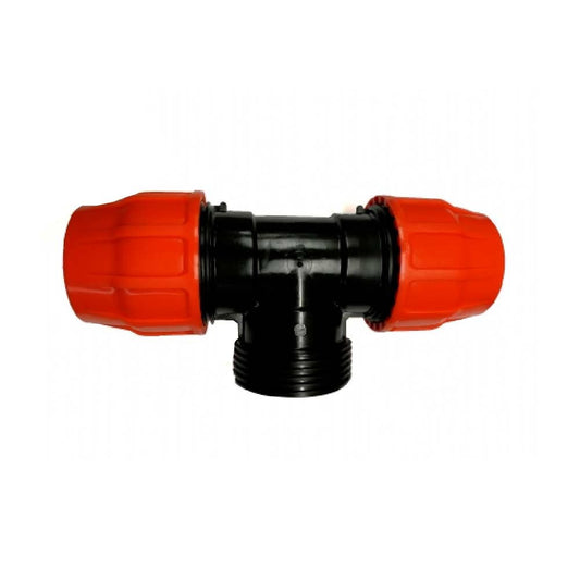 Te Mixta Rosca Hembra Para Manguera Plana Layflat - 2" - Layflat 52mm_0