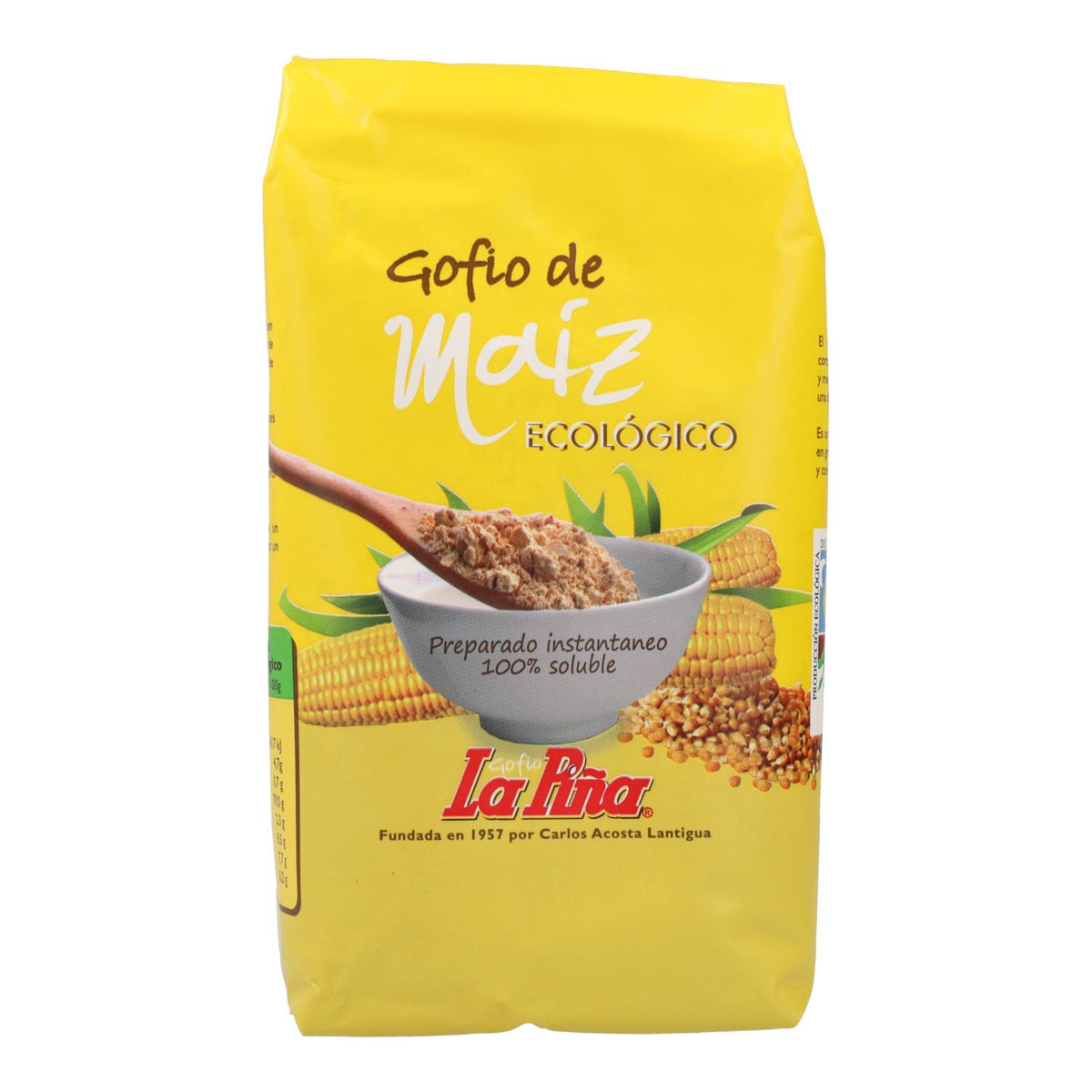 Gofio de maiz BIO La Piña 500 g