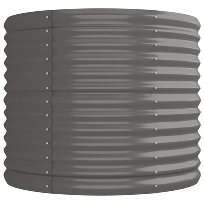 Jardinera Arriate Acero Galvanizado Gris 224x80x68 Cm_3