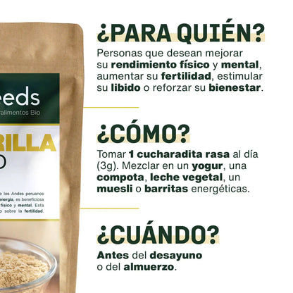 Maca Amarilla En Polvo Bio 200g_1