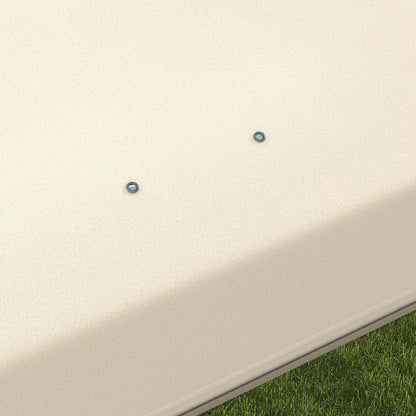 Outsunny Carpa Plegable 3x3 M Con Mosquiteras Anti-uv Marco De Acero Beige_4