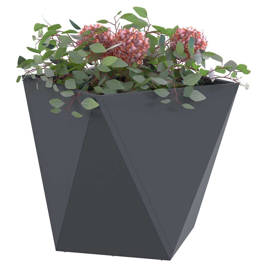Jardinera Antracita 40 X 40 X 40 Cm Acero_2