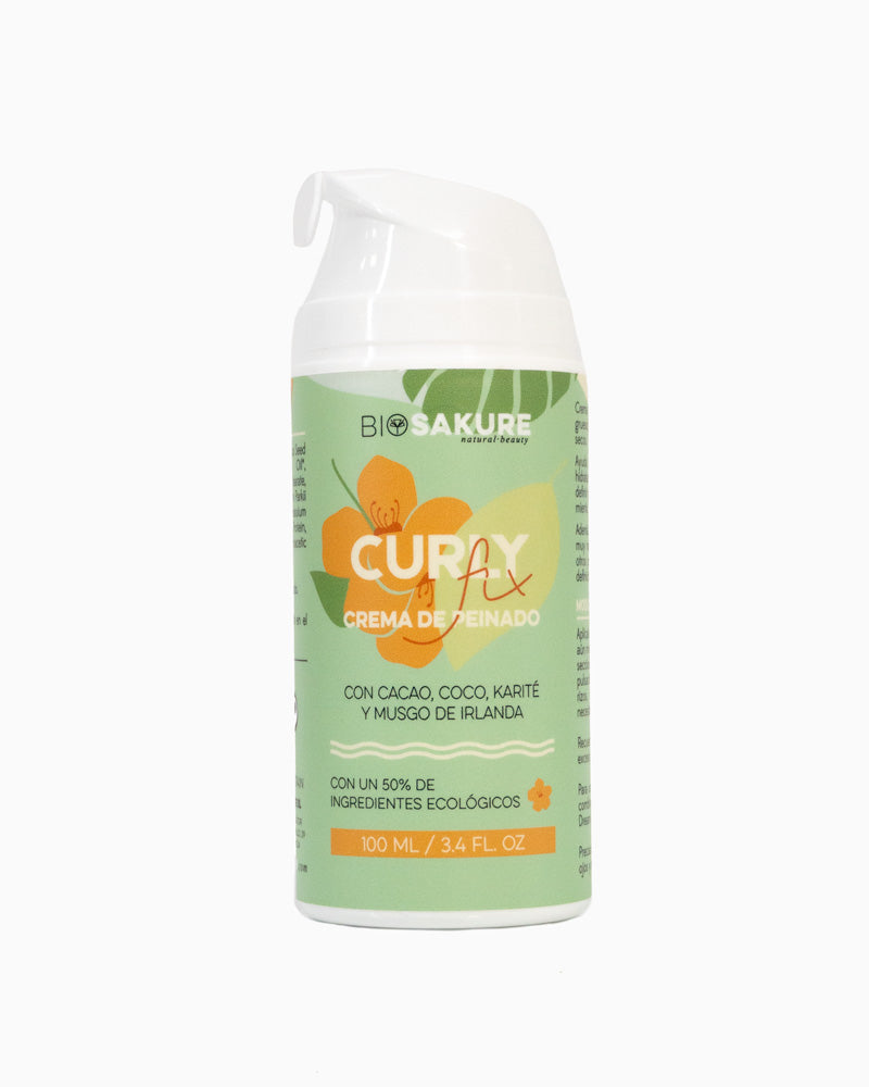 Crema De Peinado Para Rizos Perfectos E Hidratados Curly Fix 100 Ml Bio Sakure_0