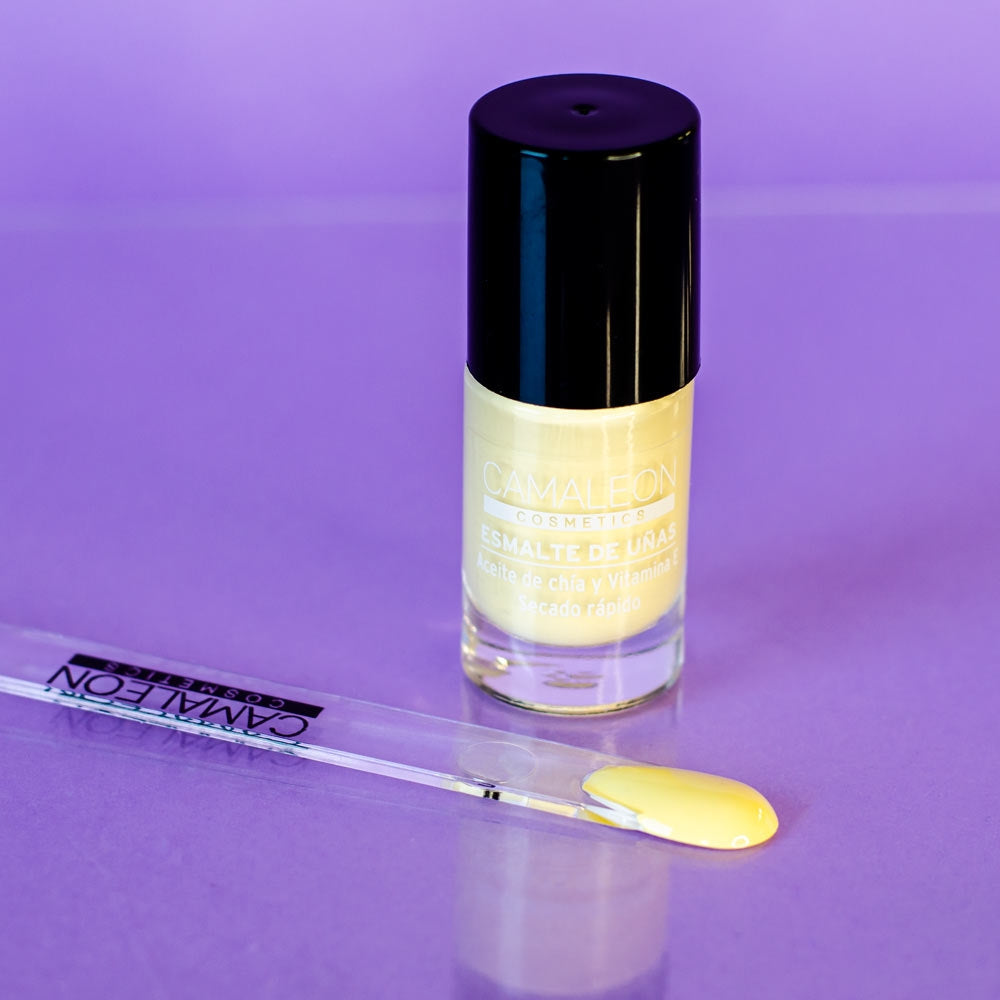 Pintauñas Amarillo Pastel 6ml Camaleon Cosmetics_2