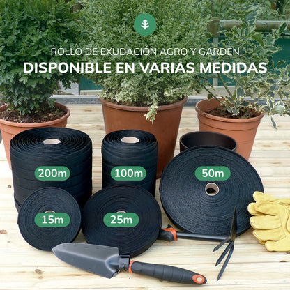 Tubería de Riego por Exudación en Rollo Agro Planeta Huerto 100 m