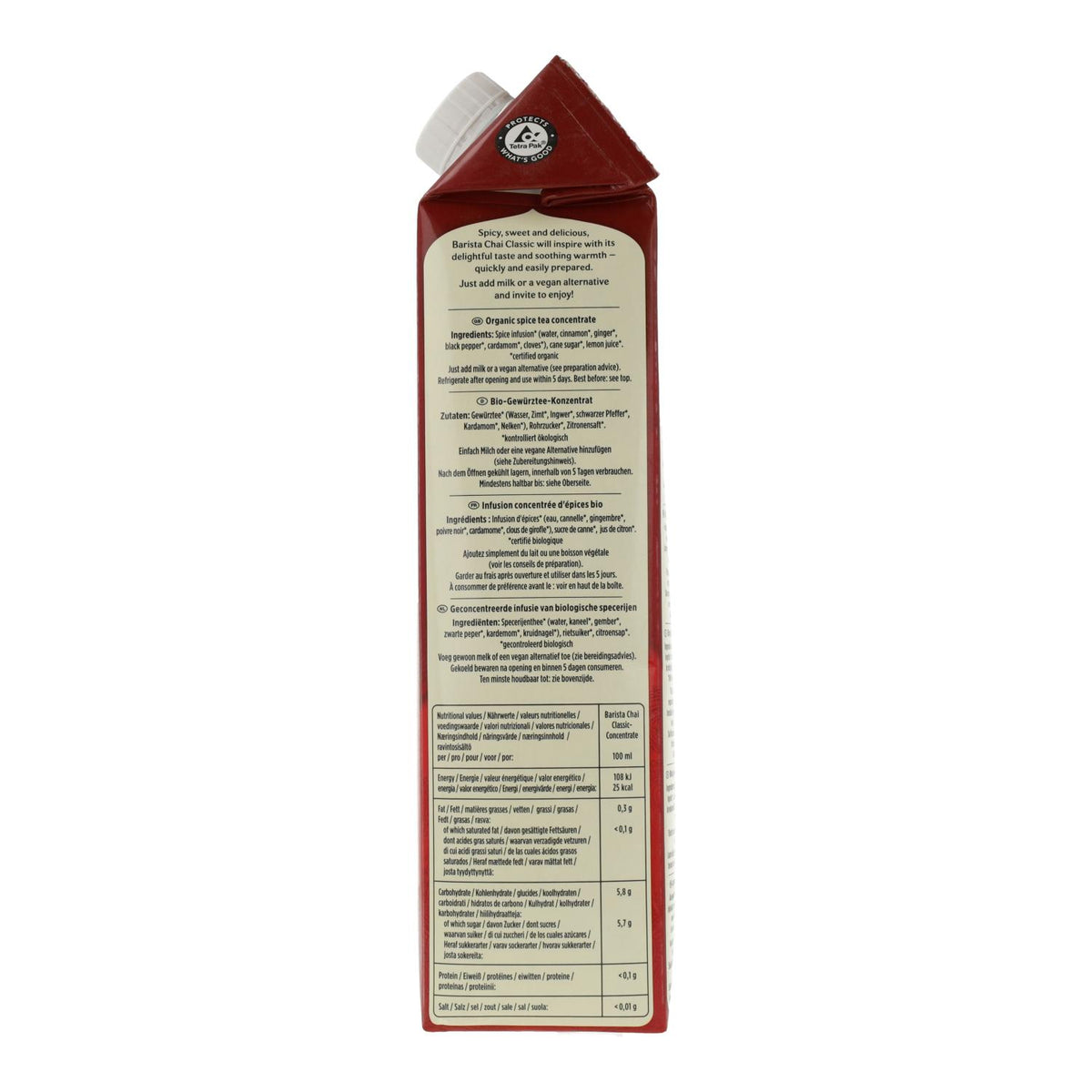 Bebida Yogi Chai Barista Yogi Tea, 1L