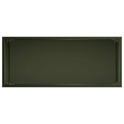 Macetero De Jardín 2 Uds. Verde Oliva 40 X 20 X 75 Cm_4
