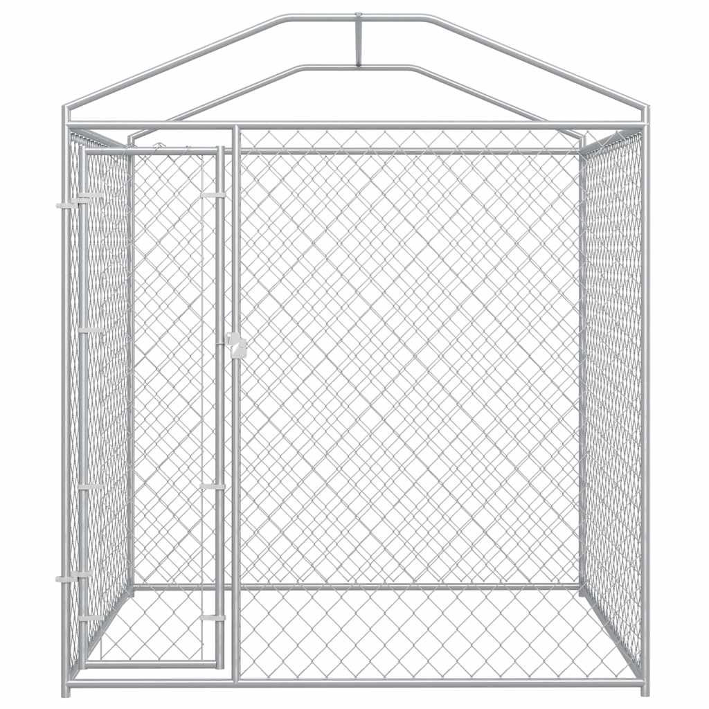 Perrera De Exterior Con Toldo 193x193x225 Cm_2