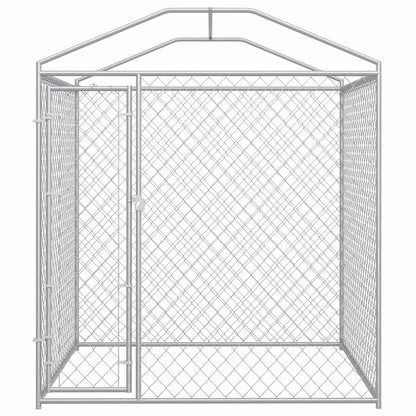 Perrera De Exterior Con Toldo 193x193x225 Cm_2