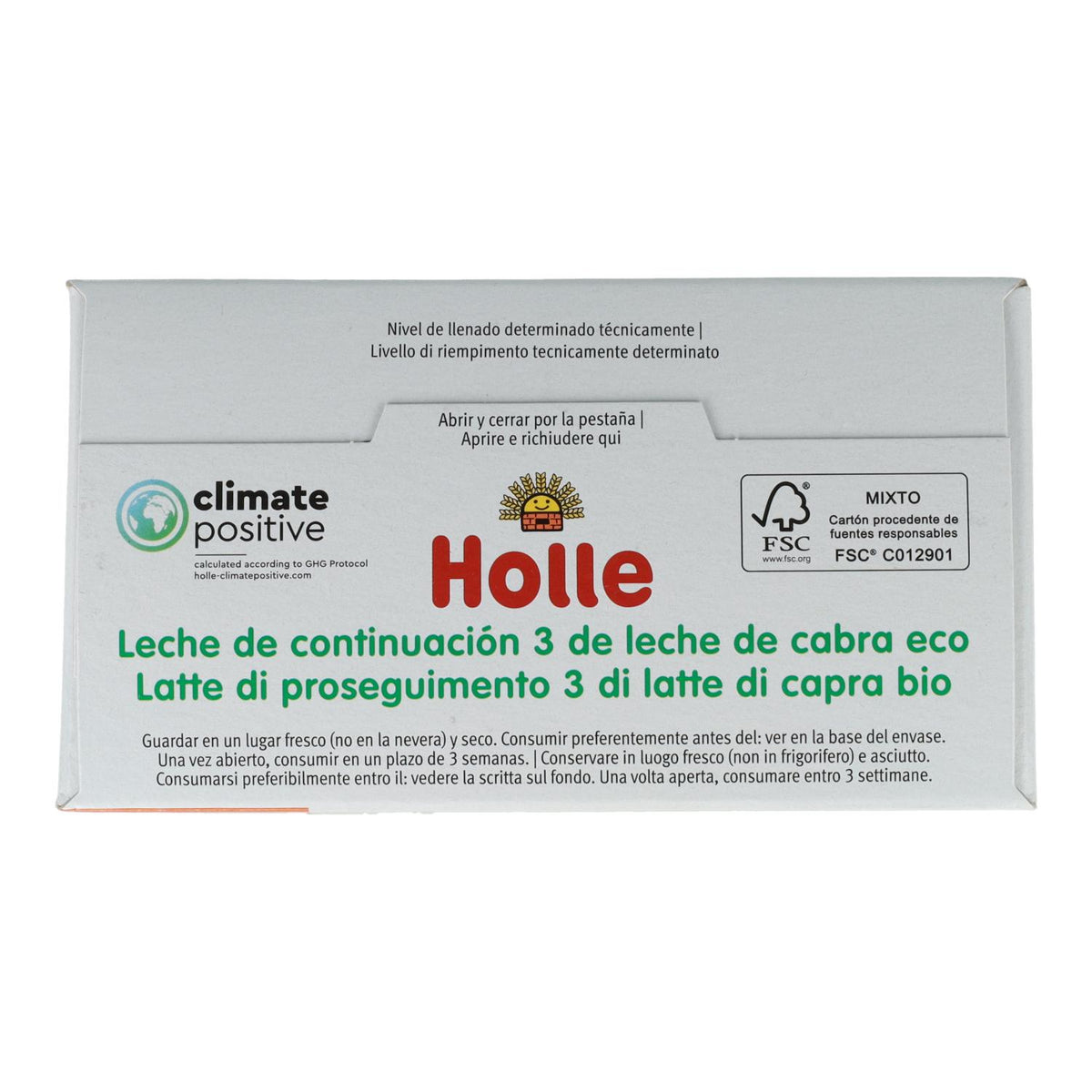 Leche de continuación 3 ECO de Cabra 10+ meses Ecológica Holle 400 g