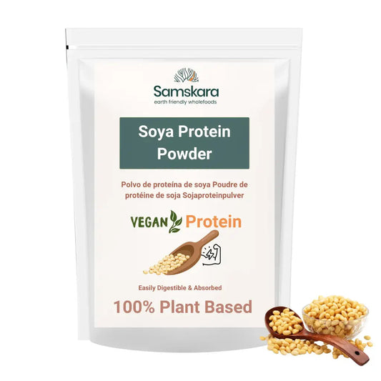 Proteína De Soja - 500g | Proteína Vegetal En Polvo Vegana Para Batidos Y Repostería, Sin Azúcares Añadidos, Sin Gluten_0