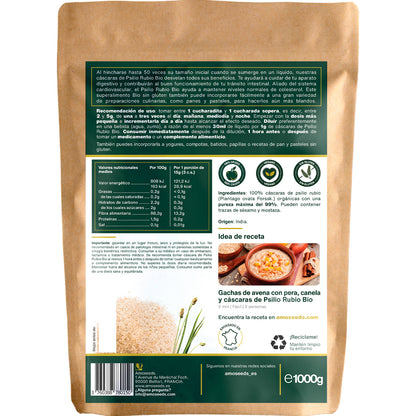 Cáscaras De Psilio Rubio Bio Pureza 99% 1kg_4