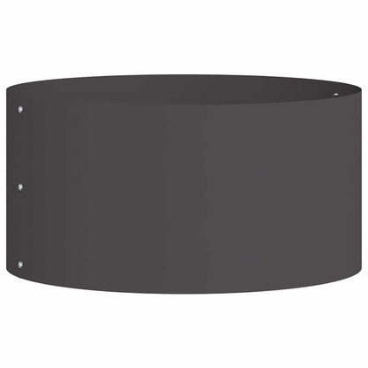 Anillo Para Maceta Negro 40 X 40 X 20 Cm Acero Laminado En Frío_0