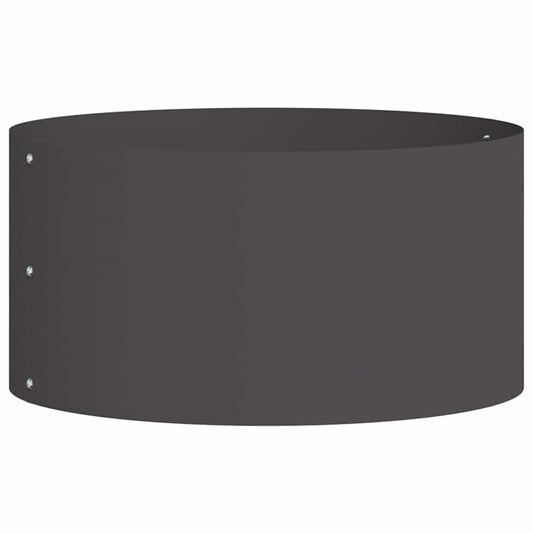 Anillo Para Maceta Negro 40 X 40 X 20 Cm Acero Laminado En Frío_0