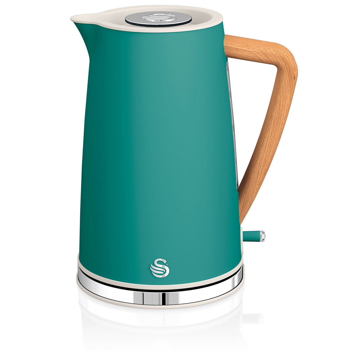 Swan Nordic Hervidor Agua Eléctrico Ultra Rápido, 1,7 L, Sin Bpa, Resistencia Oculta, Inalámbrico, Sk14610greneu, Verde_0