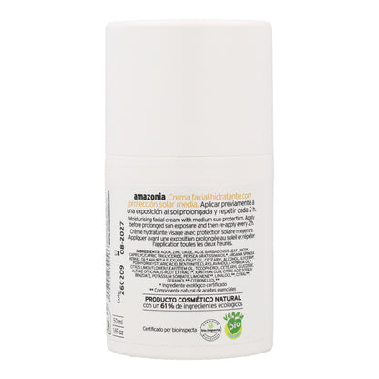 Protector solar facial SPF 25 Amazonia Amapola 50ml