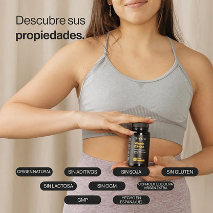 Vitamina D3 + K2, Colecalciferol (2000 UI) &amp; MK-7 (150 μg) Zenement, 200 comprimidos