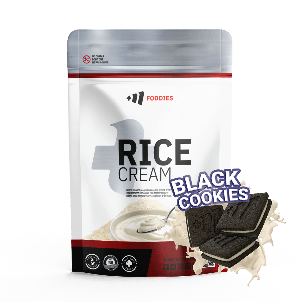 Rice Cream (crema De Arroz Pregelatinizada) - 1kg - Black Cookies - Fuente De Carbohidratos De Buena - Masmusculo_0