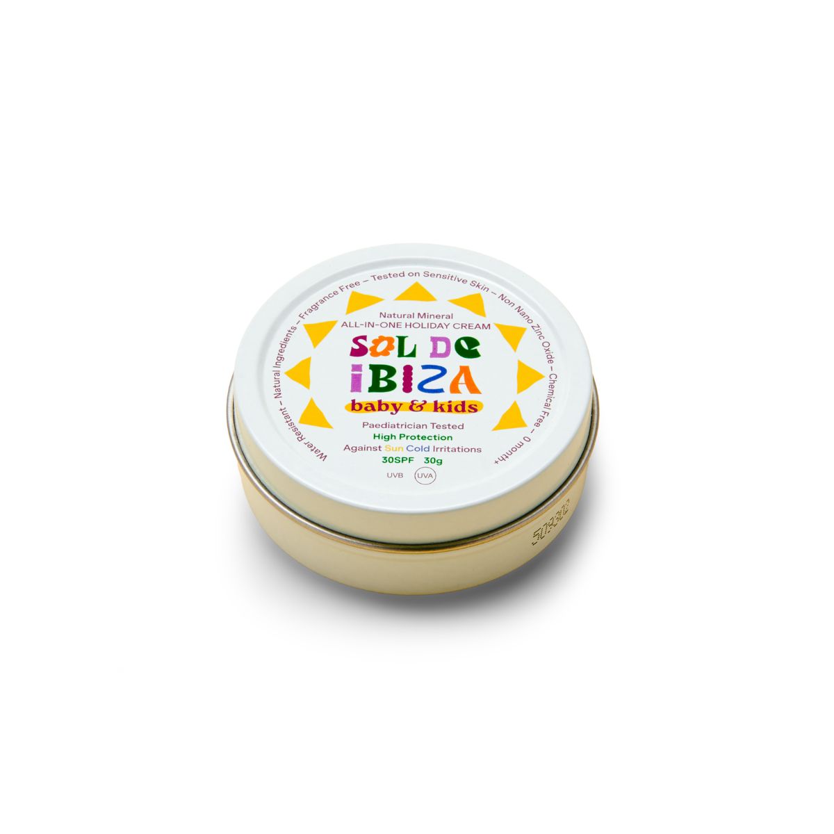 Latita Crema Solar All in one-Bebés 0 meses SPF30 Sol de Ibiza 30 ml