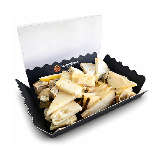 Tabla De Queso Artesanal Variada Para 4-6 Personas | Bandeja De Quesos Sorpresa Lista Para Degustar Cortada A Mano_0