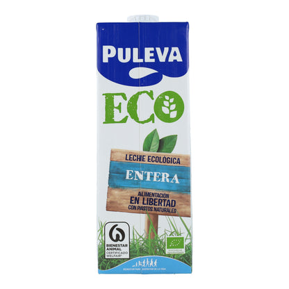 Pack 6 uds Leche Entera ecológica Puleva, 1 L