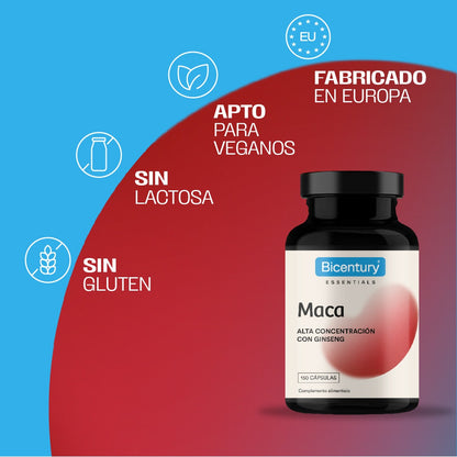 Maca BICENTURY 150 Cápsulas