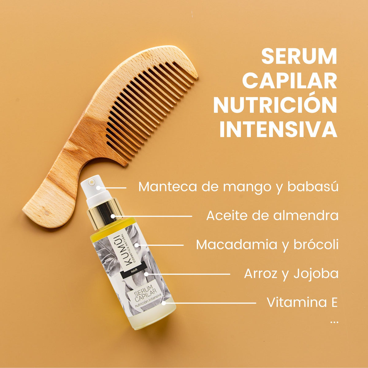 Serum Capilar Nutrición Intensiva Y Puntas Abiertas KUMUI 30ml_3