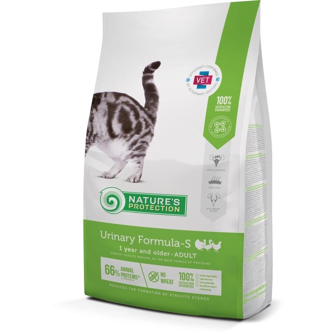 Nature's Protection Cat Urinary Formula-S Aves de corral Pienso para gatos 2 Kg