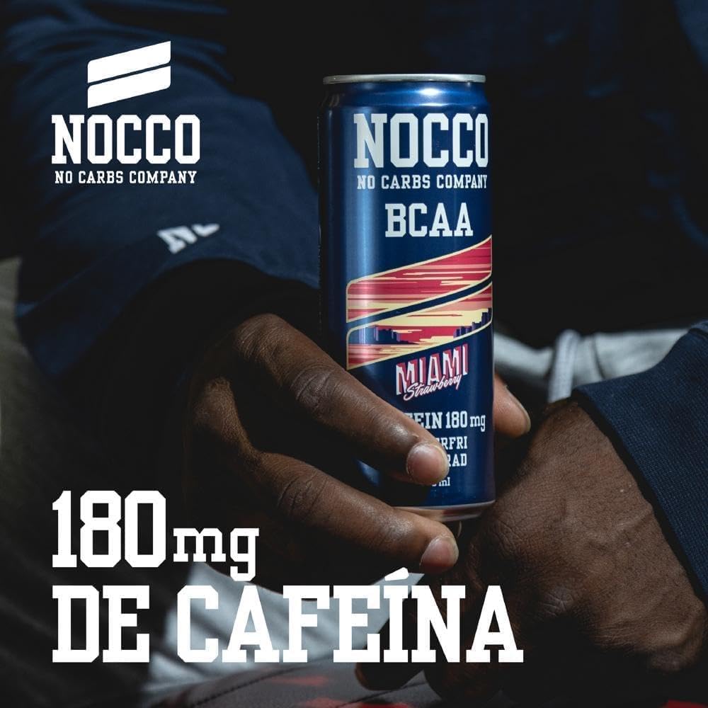 Bebida Energética Bcaa Miami Fresa 330ml Nocco_3