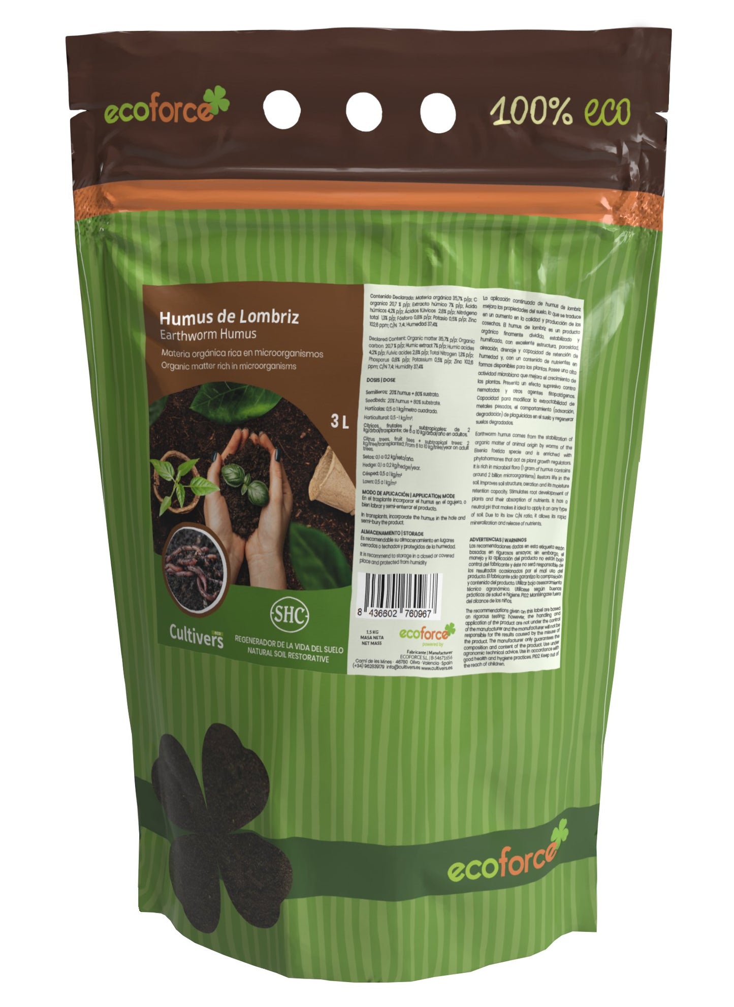 Humus De Lombriz Cultivers 20 L_0