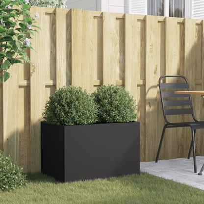 Jardinera Acero Negro 62x40x39 Cm_2