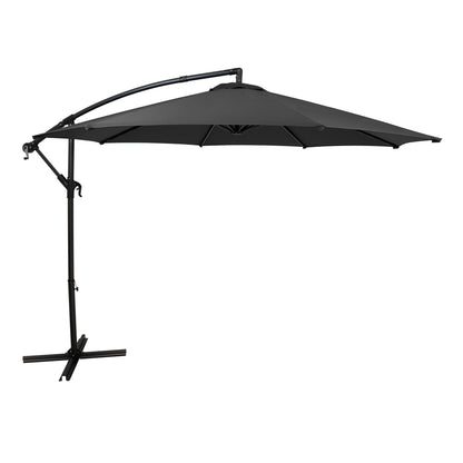 Parasol Excéntrico De 3 M – Gris_0
