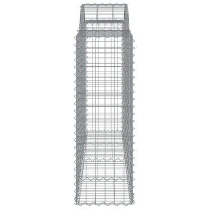 Cestas Gaviones 40 Uds Forma De Arco Hierro 200x50x120/140 Cm_4