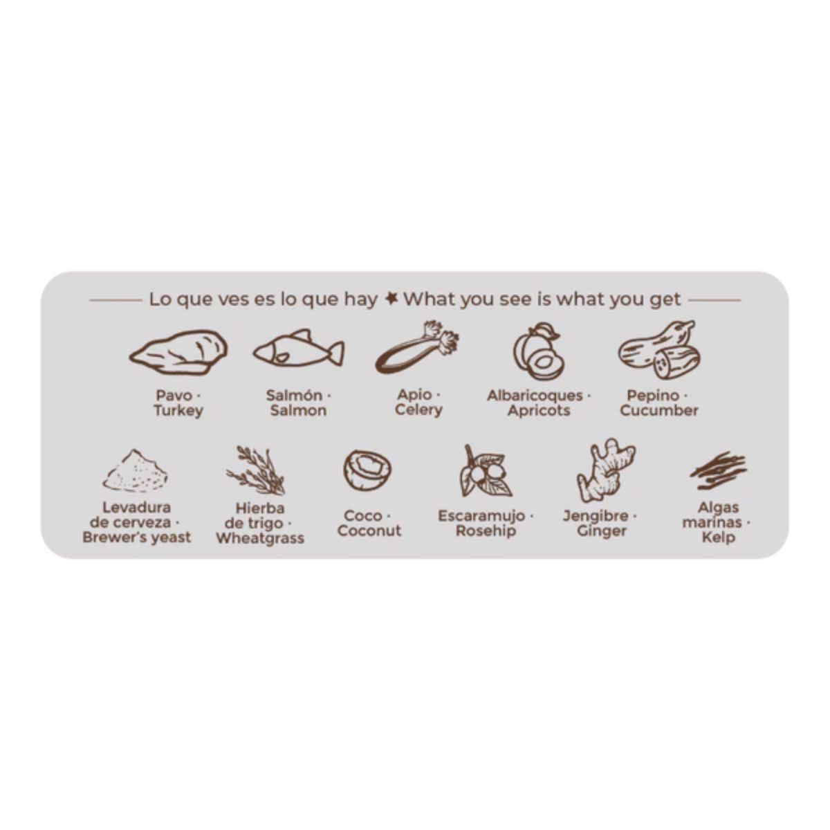 Comida húmeda Barf perros Pavo y Salmón Select BIO Puromenu 400 g